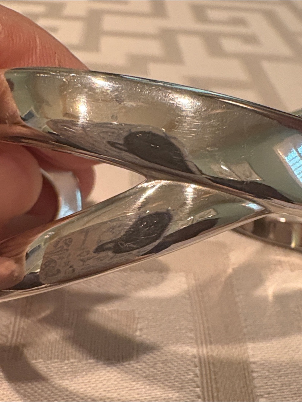 EUC James Avery Sterling Silver Infinity Cuff Bracelet - Picture 6 of 9
